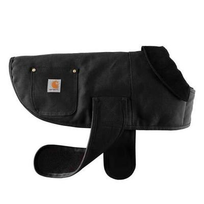Carhartt Firm Duck Insulated Black Dog Chore Coat - Black Small