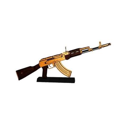 GoatGuns Mini Gold AK47 Die Cast Model Gun - Gold