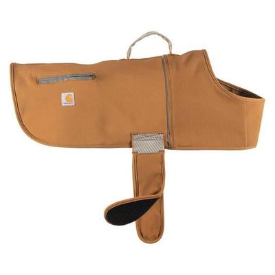 Carhartt Quick Duck Fleece Lined Brown Dog Jacket - Brown Small