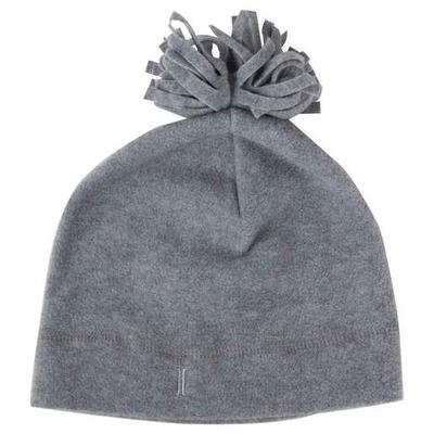 Rustic Ridge Girls' Fleece Pomp Beanie - Gray One Size Fits Most