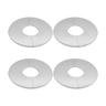 Ahlsen - 4 Pcs Rosace Robinet Mitigeur Douche, Rosace De Robinet Rosace De Douche Cache Tuyau En