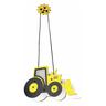 Cristalrecord - traktor cr 99-013-02-130 kids plafonnier jaune