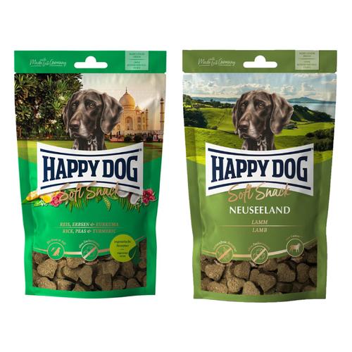 Kombi-Paket: Happy Dog Soft Snack - India 3 x 100 g + 3 x 100 g Neuseeland