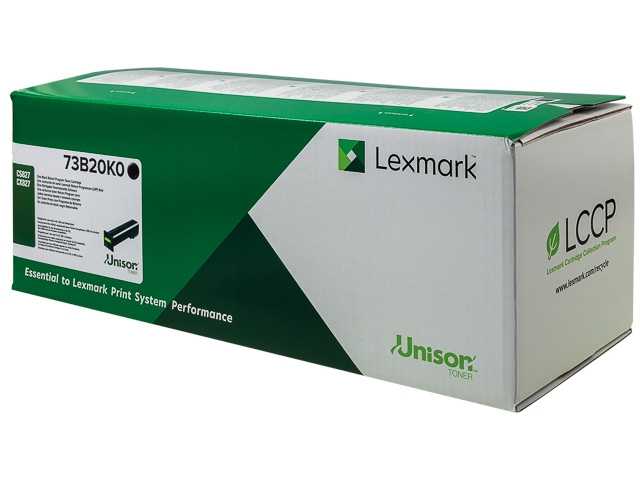 Laser/Kopierer LEXMARK 73B20K0 LEXMARK CS827 TONER BLACK RETURN Image
