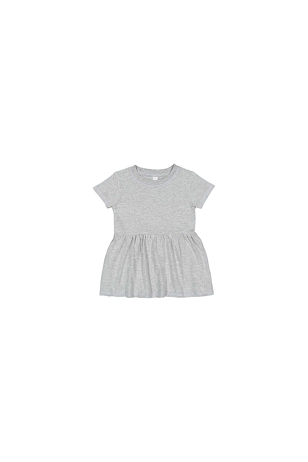 Rabbit Skins RS5330 Infant Fine Jersey Dress Top in Heather size 24M | Cotton 5330
