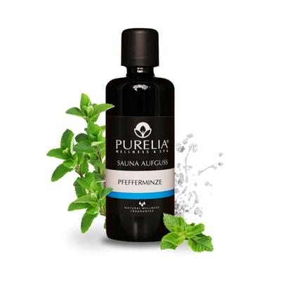 Saunaaufguss Konzentrat Pfefferminz 100 ml natürlicher Sauna-aufguss - reine ätherische Öle