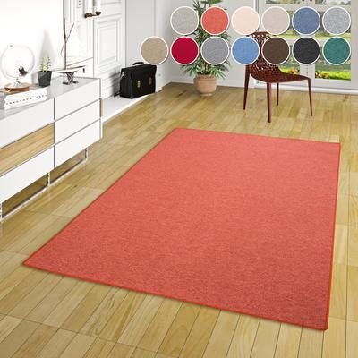 Teppich MY HOME "Fortis, Schlinge, Made in Netherlands", orange (terrakotta), B:80cm H:5mm L:320cm, Kunstfaser, Teppiche, Uni Farben, Schlinge, gekettelt, auch als Läufer, strapazierfähig Image