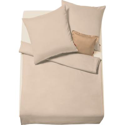 Bettwäsche FLEURESSE "Lech 3089", beige, B/L: 155cm x 220cm, , Flanell, B/L: 80cm x 80cm, Flanell, Obermaterial: 100% Baumwolle, Bettwäsche, Edelflanell, Baumwolle, in Gr. 135x200, 155x220, 200x200cm Image