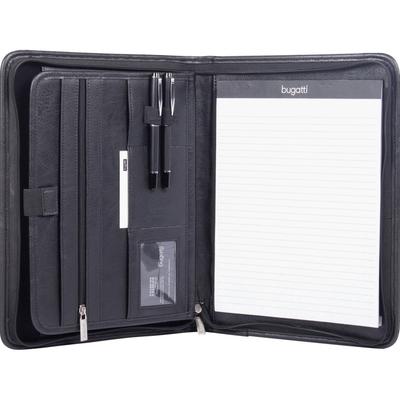 Bond Street Ltd Zippered Padfolio, Padded Tablet Pocket, 1-1/4