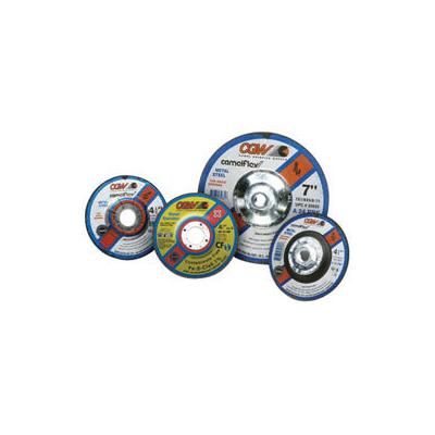 CGW Abrasives Depressed Center Wheel, 4 1/2 in Dia, 1/8 in Thick, 5/8 in Arbor, Aluminum (421-35613)