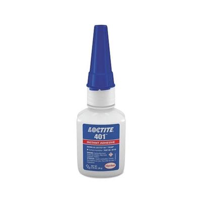 Loctite 401 Prism Instant Adhesive, Surface Insensitive, 20 g Bottle, Clear (442-135429)