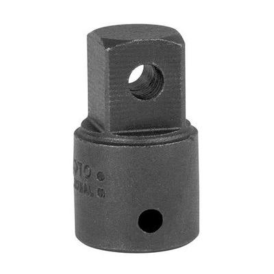 Proto Impact Socket Adapter, 1/2 in Female Dr, 3/4 in Male Dr, 2-1/8 in L, Pin Lock (577-7652)