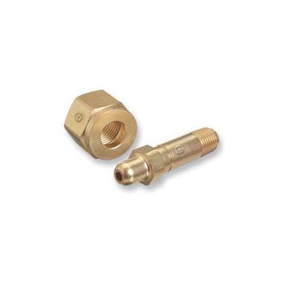 Western Enterprises Regulator Inlet Nut, Air, Brass, CGA-346 (312-14-2)