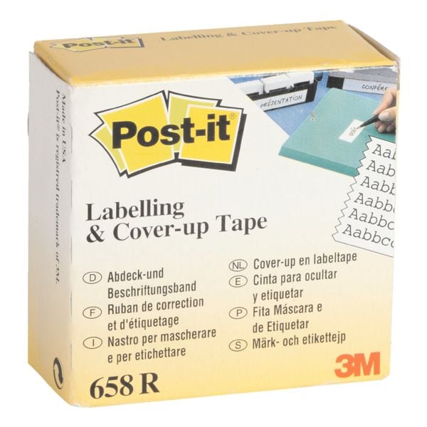 Post-It Abdeckband / Korrekturband - 8-zeilig weiß Image