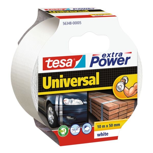 tesa Gewebeband »Extra Power Universal« 56348, 50mm/10 m (B/L) weiß, 5 cm Image