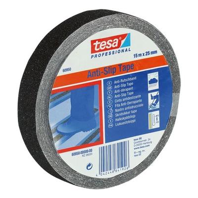 tesa Anti-Rutschband schwarz, 2.5 cm