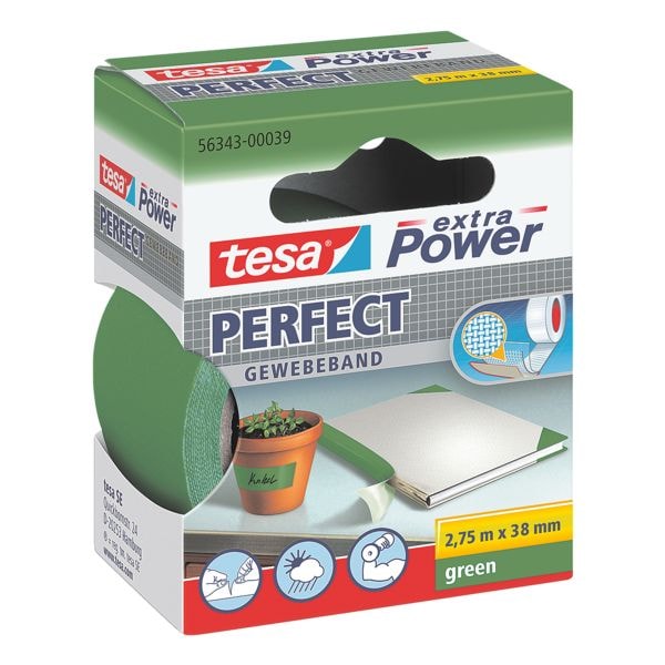 tesa Gewebeband »Extra Power« 56343 grün, 3.8 cm Image