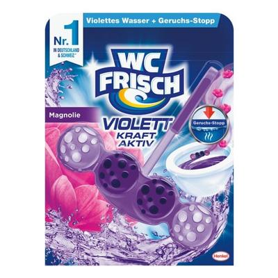 WC FRISCH WC-Duftspüler Violettspüler »Kraft Aktiv Magnolie« violett Image