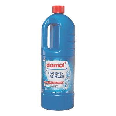 Hygiene-Reiniger mit Aktiv-Chlor blau, domol