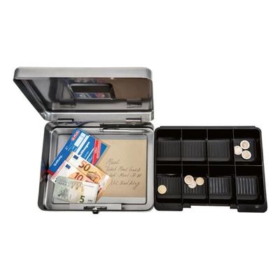 MAUL Geldkassette »4« 30x8.7x25 cm silber, 30x25x8.7 cm
