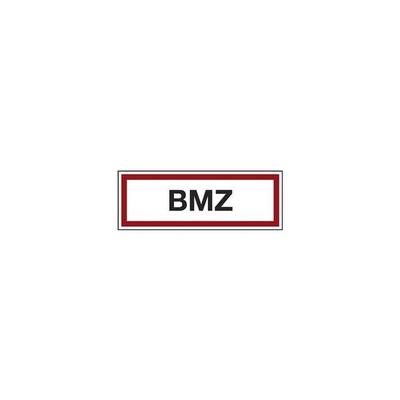 LimarLite Feuerwehrzeichen Textschild »BMZ« 29,7 x 10,5 cm Folie (0,4 mm), 29.7x10.5 cm