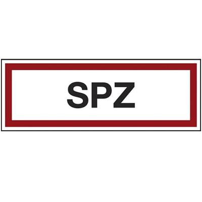 LimarLite Feuerwehrzeichen Textschild »SPZ« 29,7 x 10,5 cm Folie (0,4 mm), 29.7x10.5 cm Image