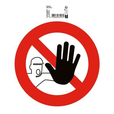 EXACOMPTA Verbotsschild »Betreten verboten« 20 cm Image