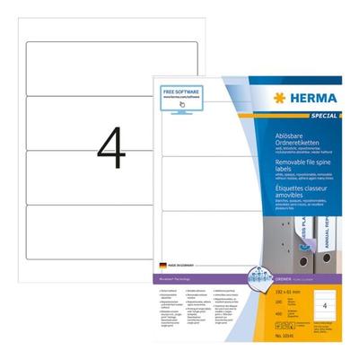 Herma Ordneretiketten »400 Stück - ablösbar« weiß, 6.1 cm Image