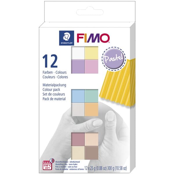 FIMO 12er-Pack Modelliermasse »Fimo soft - Materialpackung Pastel Colours« Image