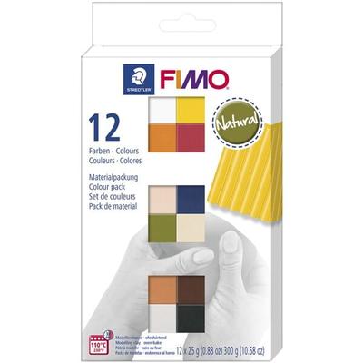 12er-Pack Modelliermasse »Fimo soft - Materialpackung Natural Colours«, FIMO