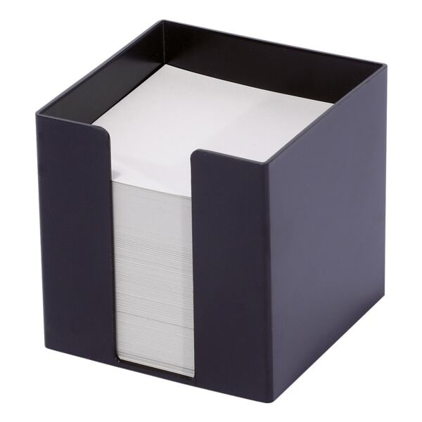 M und M Zettelbox »La Prima« schwarz, 9.5x9.5x9.5 cm Image