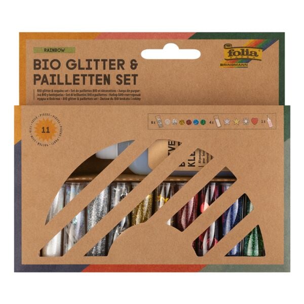 folia Glitter- & Pailletten-Set »BIO« Image