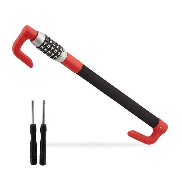 relaxdays Lenkradschloss mit Zahlenkombination Image