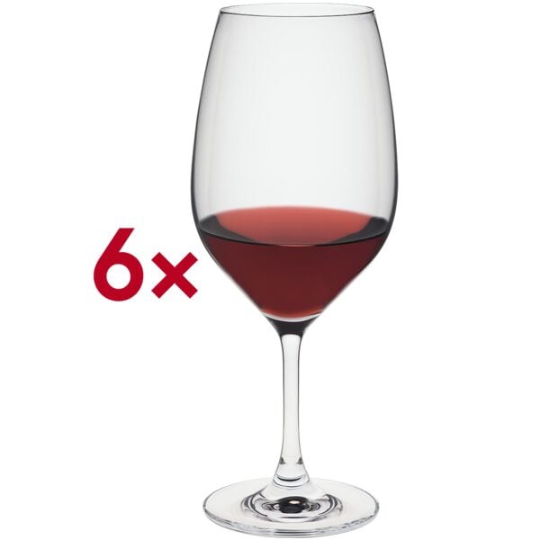 Rona Boardeauxglas Bordeaux 00 Edition 590 ml ungeeicht 6 Stück rot