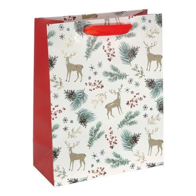 Sigel 5er-Pack Weihnachts-Geschenktüten 26 x 33 cm, 26x33x12 cm Image
