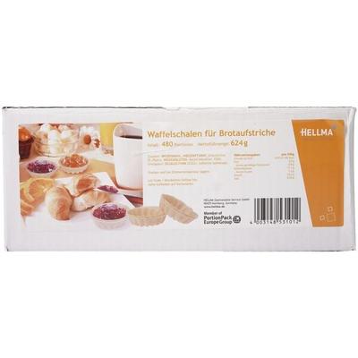 480er-Pack Waffelschalen, Hellma