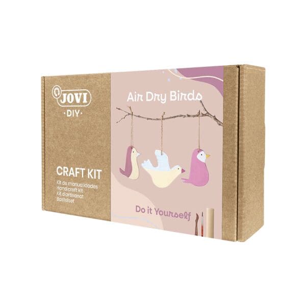 JOVI Modelliermasse »DIY Air Dry Vögel« mehrfarbig Image
