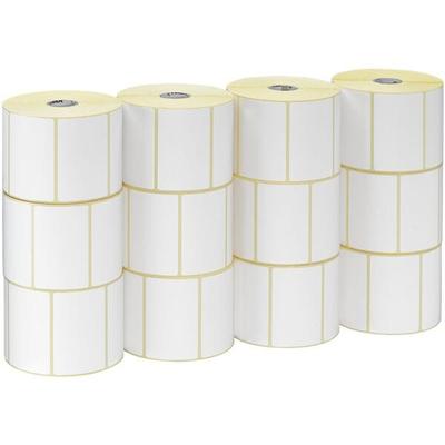 Zebra 12er-Pack Etikettenrollen für Etikettendrucker 102 x 152 mm (12x 475 Etiketten) weiß Image