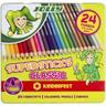 24er-Pack Buntstifte »SUPERSTICKS CLASSIC KINDERFEST« grau, JOLLY