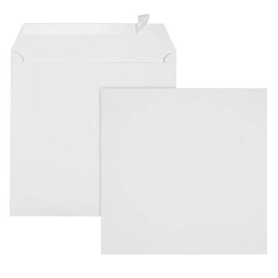 ÖKI 500er-Pack Briefumschläge 22x22 cm - ohne Fenster weiß, 22x22 cm Image
