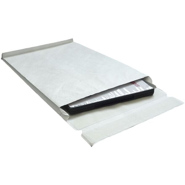 Tyvek 50er-Pack Faltentaschen »E-Commerce« B4 ohne Fenster weiß weiß, 25x35.5 cm
