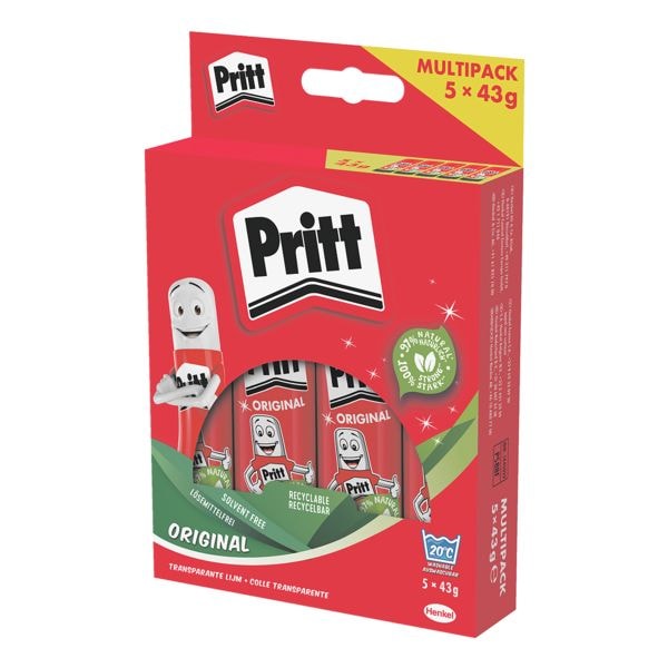 Pritt 5er-Pack Klebestifte »Stick« à 43 g braun Image
