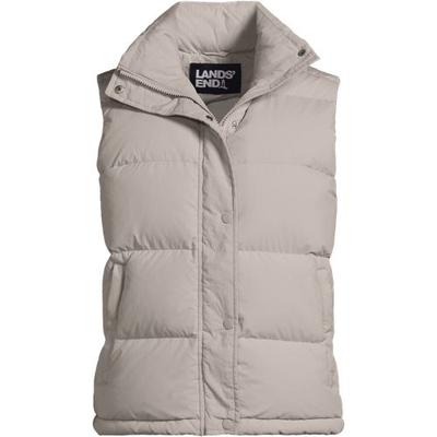 Puffer Down Gilet, Women, size: 24-26, plus, Black, Nylon, by Lands' End
