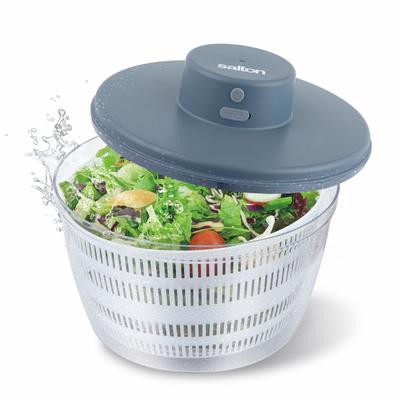 Cordlesss Rechargeable Salad Spinner by Salton® in White