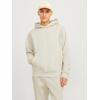 Kapuzensweatshirt JACK & JONES "JJEURBAN EDGE SWEAT HOOD NOOS", Herren, Gr. XXL, gelb (moonbeam), angeraute Sweatware, Obermaterial: 70% Baumwolle, 30% Polyester, unifarben, modisch, relaxed fit taillenbedeckt, ohne Ausschnitt, Langarm Rippbündchen,...