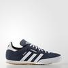 Sneaker ADIDAS ORIGINALS "SAM SUPER SUEDE", Gr. 37, blau (navy, ftwwht, navy), Leder, sportlich, Schuhe
