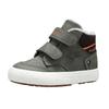 Sneaker KANGAROOS "KaVu Primo V", Gr. 24, grün (olive, flame), Synthetik, Textil, sportlich, Schuhe, mit Klettverschluss