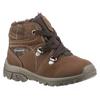 Winterstiefel PEPINO BY RICOSTA "Desse WMS: Normal", Kinder, Gr. 21, braun (braun, grün), Leder, Textil, casual, Schuhe, Hikin Boots, Babystiefel mit wasserdichter Sympatex-Membrane