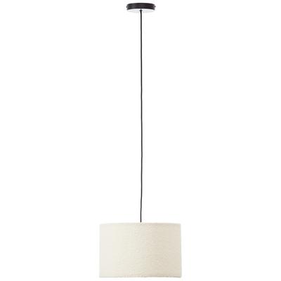 BRILLIANT Pendelleuchte "Teddy", beige, Ø 35,00cm, Lampen, flauschiger Teddystoff, 150 x 35 cm, E27, kürzbar, Textil, beige Image