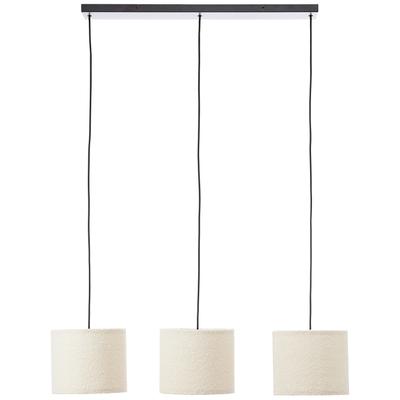 BRILLIANT Pendelleuchte "Teddy", beige, B:94,00cm T:23,00cm, Lampen, flauschiger Teddystoff, 150 x 94 x 23 cm, E27, kürz